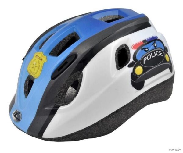 Шлем Longus, VORM, Police, 48-54см, синий