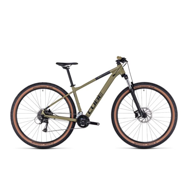 Велосипед CUBE Aim Race 29″ 2024 (оливка/чёрн) 18″